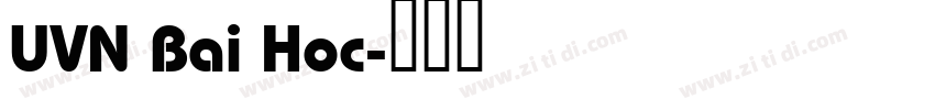 UVN Bai Hoc字体转换